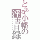 とある小幡の淫書目録（シンデックス）