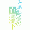 とある陶愛の直属部下（野上唯理）