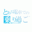 とある電車での乗り過ごし（起きたら小田原）