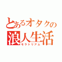 とあるオタクの浪人生活（モラトリアム）