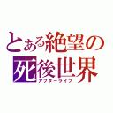 とある絶望の死後世界（アフターライフ）