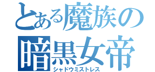 とある魔族の暗黒女帝（シャドウミストレス）