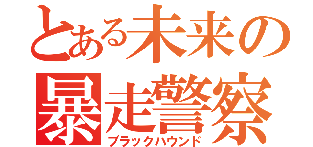 とある未来の暴走警察（ブラックハウンド）