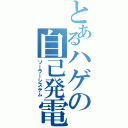 とあるハゲの自己発電（ソーラーシステム）