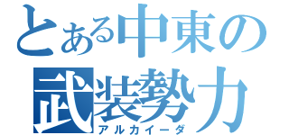 とある中東の武装勢力（アルカイーダ）