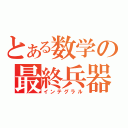 とある数学の最終兵器（インテグラル）