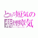 とある短気の紫煙瘴気（パープルヘイズ）