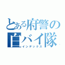 とある府警の白バイ隊員（インデックス）