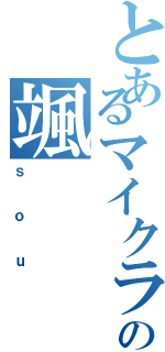 とあるマイクラ鯖民の颯（ｓｏｕ）