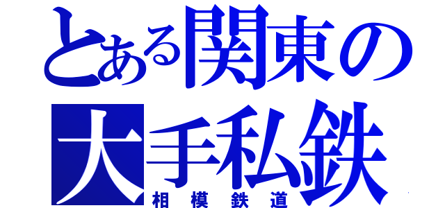 とある関東の大手私鉄（相模鉄道）