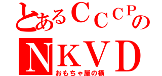 とあるＣＣＣＰのＮＫＶＤ（おもちゃ屋の横）