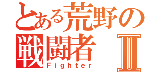 とある荒野の戦闘者Ⅱ（Ｆｉｇｈｔｅｒ）