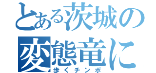 とある茨城の変態竜にゃん（歩くチンポ）