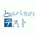 とあるバカのテスト（召喚獣）