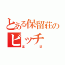 とある保留荘のビッチ（定世）