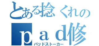 とある捻くれのｐａｄ修行（パッドストーカー）