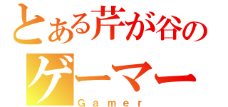 とある芹が谷のゲーマー（Ｇａｍｅｒ）