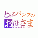 とあるパンフのお母さま（宮本紗綾佳）