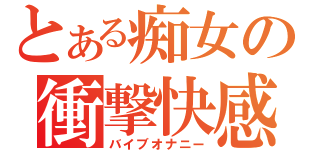 とある痴女の衝撃快感（バイブオナニー）