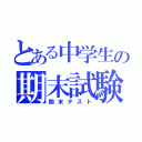 とある中学生の期末試験（期末テスト）