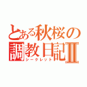 とある秋桜の調教日記Ⅱ（シークレット）