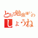 とある勉強嫌いのしょうねんＲ（）