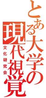 とある大学の現代視覚（文化研究会）