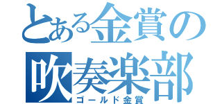 とある金賞の吹奏楽部（ゴールド金賞）