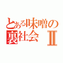 とある味噌の裏社会Ⅱ（）