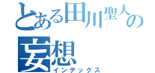 とある田川聖人の妄想（インデックス）