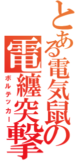 とある電気鼠の電纏突撃（ボルテッカー）