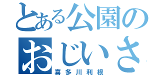 とある公園のおじいさん（喜多川利根）