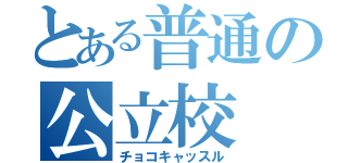 とある普通の公立校（チョコキャッスル）