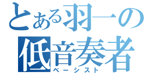 とある羽一の低音奏者（ベーシスト）