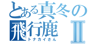 とある真冬の飛行鹿Ⅱ（トナカイさん）