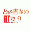 とある青春の山登り（青春ポイント）