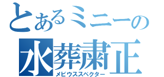 とあるミニーの水葬粛正（メビウススペクター）