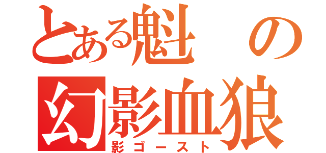 とある魁の幻影血狼（影ゴースト）