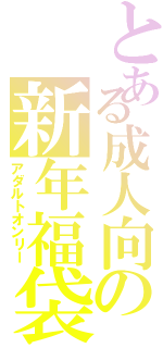 とある成人向の新年福袋（アダルトオンリー）