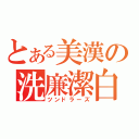 とある美漢の洗廉潔白（ツンドラーズ）