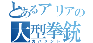 とあるアリアの大型拳銃（ガバメント）