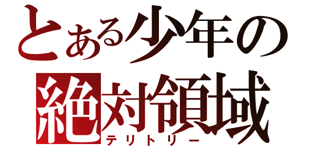 とある少年の絶対領域（テリトリー）