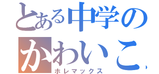 とある中学のかわいこちゃん♡（ホレマックス）