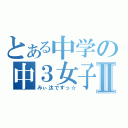 とある中学の中３女子Ⅱ（みぃ汰ですっ☆）