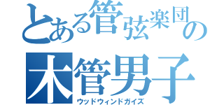 とある管弦楽団の木管男子（ウッドウィンドガイズ）