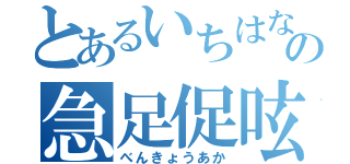 とあるいちはなの急足促呟（べんきょうあか）