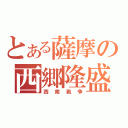 とある薩摩の西郷隆盛（西南戦争）