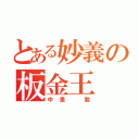 とある妙義の板金王（中里 毅）