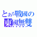 とある戰國の東國無雙（本多忠勝）