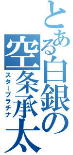 とある白銀の空条承太郎（スタープラチナ）